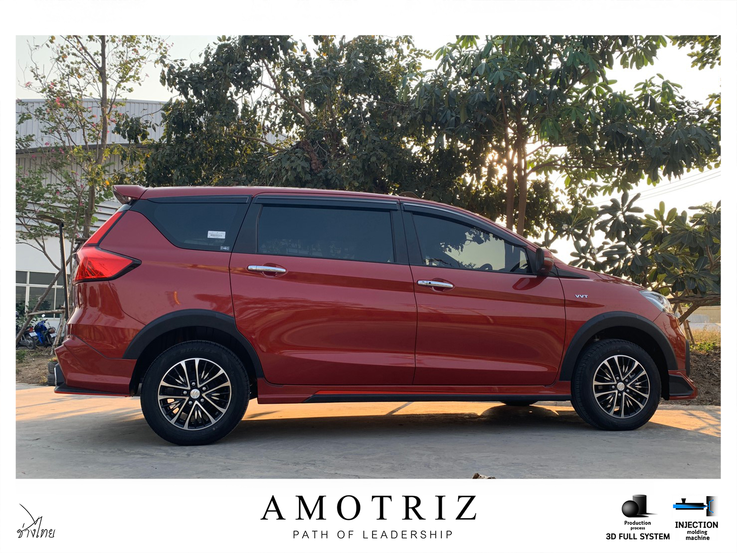 Suzuki Ertiga 2019 V.1 with custom grille bodykits by Amotriz