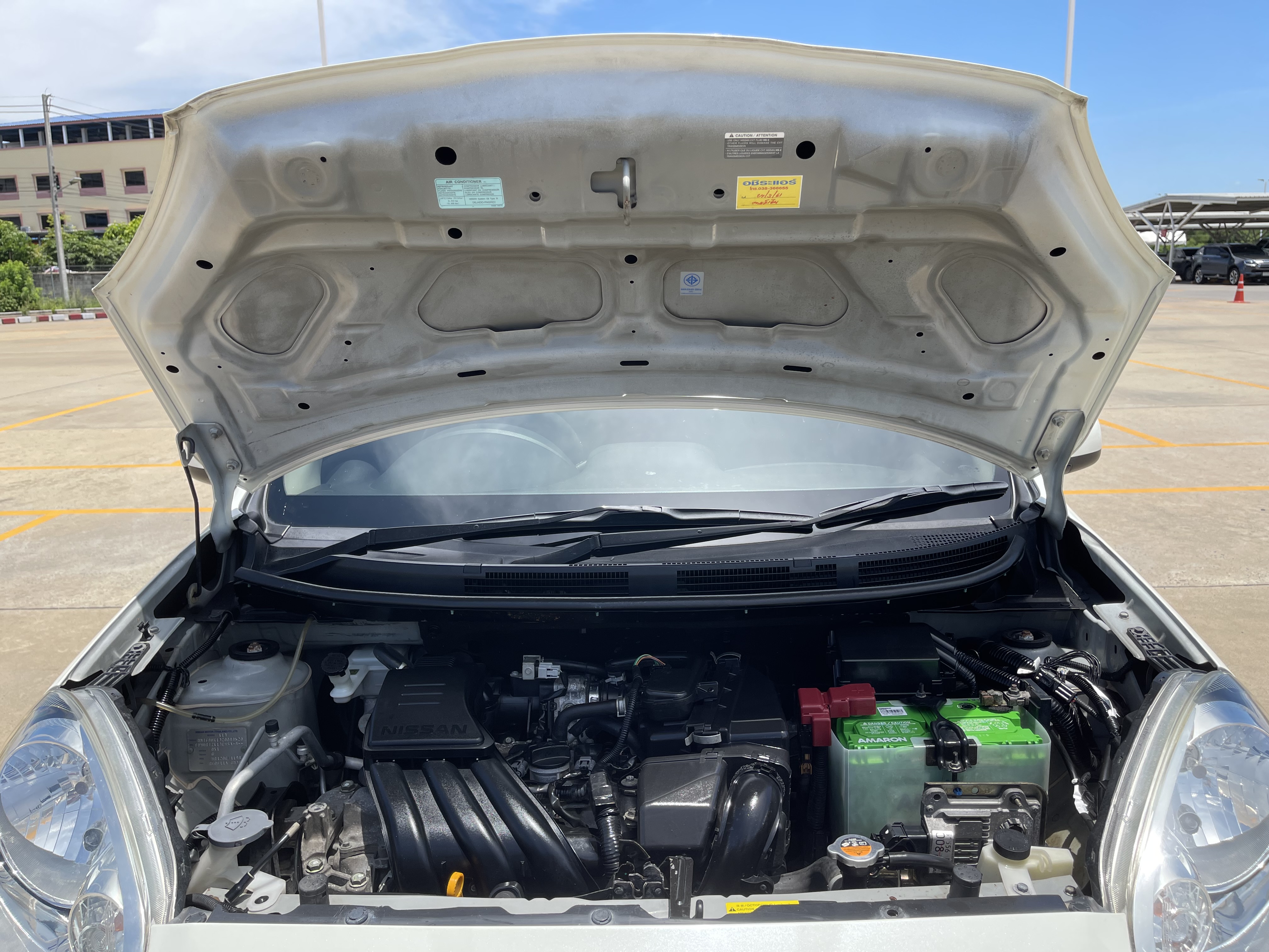 Nissan March 1.2 EL At 2016 ขาวมุก