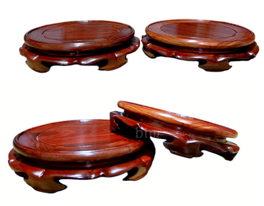 ฐานหรือกี๋ไม้สไตล์จีน ทรงกลม