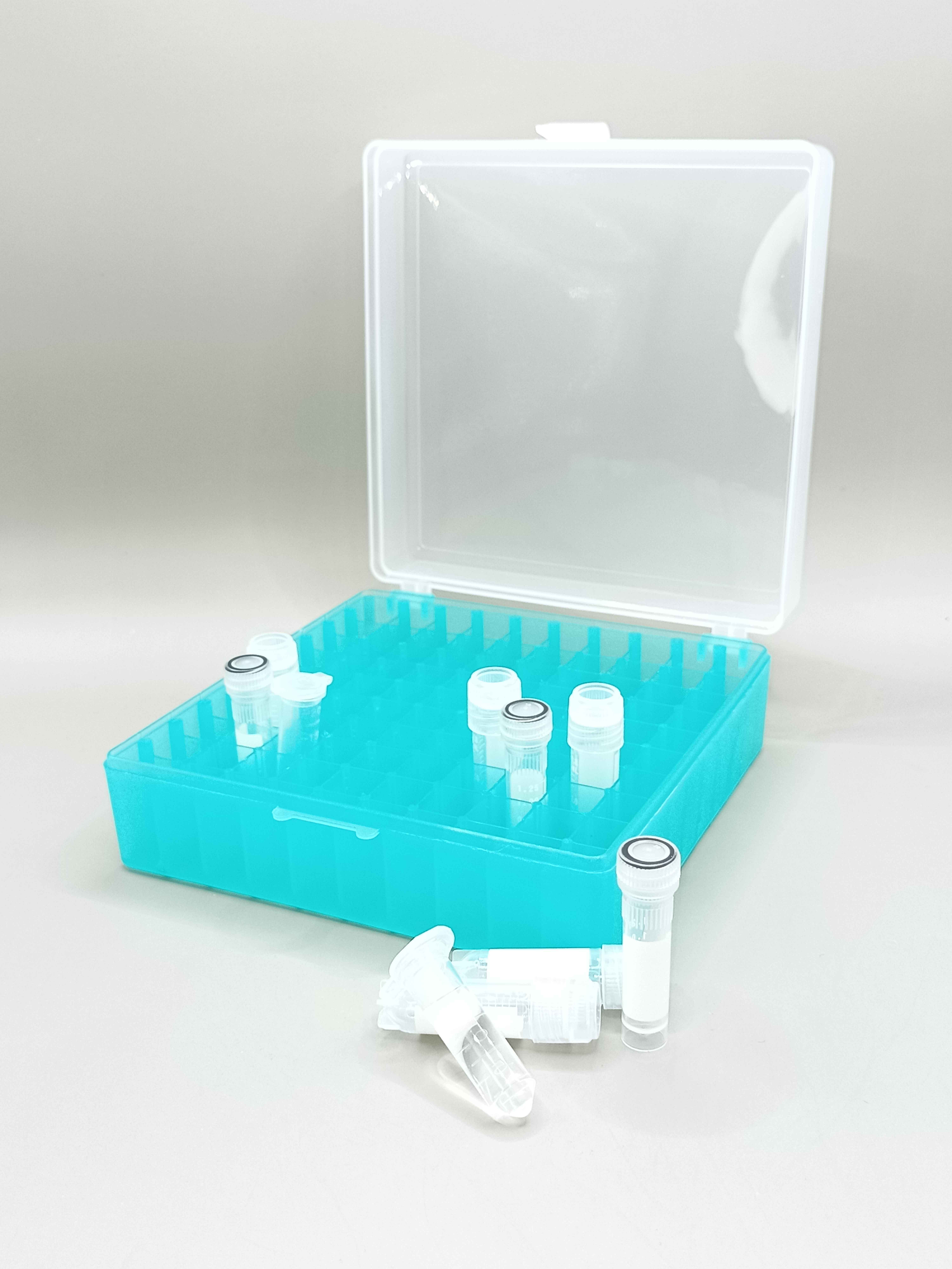 กล่องเก็บหลอดไมโครทิวป์ กล่องเก็บVial สำหรับแช่แข็งได้ 100 ช่อง (100-Well Microtube Storage Boxes) ขายต่อชิ้น