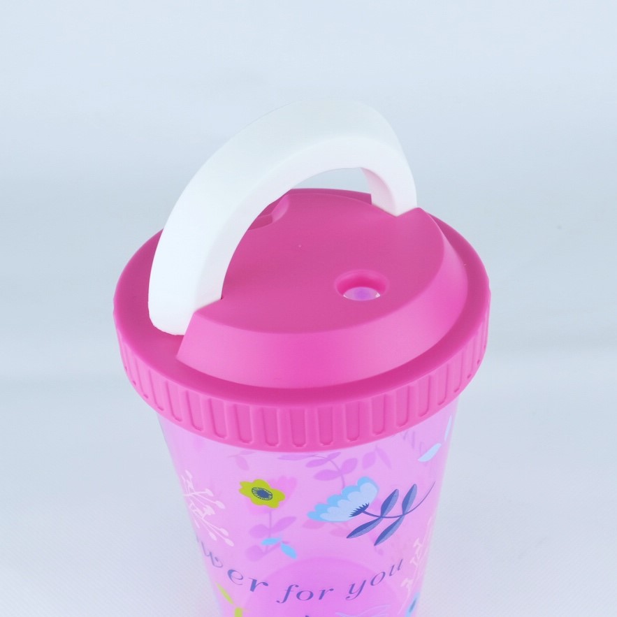 Small Evting แก้ว ฝาปิด มีหูหิ้ว No.1066 "" แพ็ค 3 ใบ "" คละสี