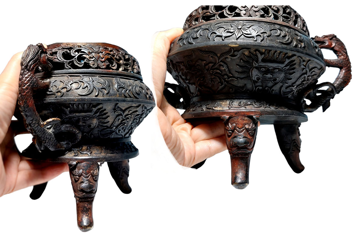 เตากำยาน กระถางธูป ของแต่งบ้านสไตล์จีน--BPT2957--