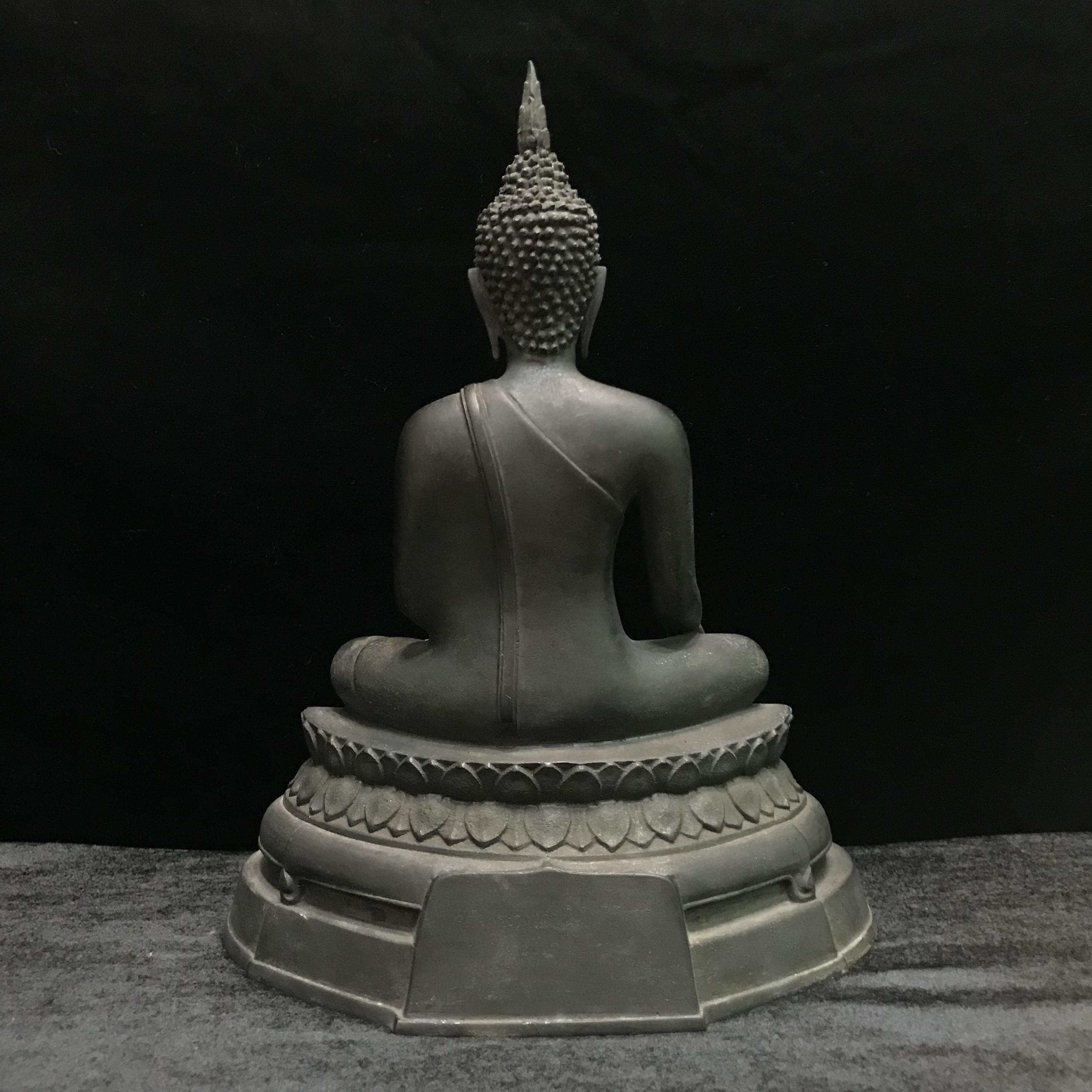 พระพุทธรูปบูชา ภปร วัดบวรนิเวศวิหาร ปี2508 บล็อกหนังไก่ หน้าตัก5นิ้ว(ที่สุดของพระบูชา ภปร วัดบวร)