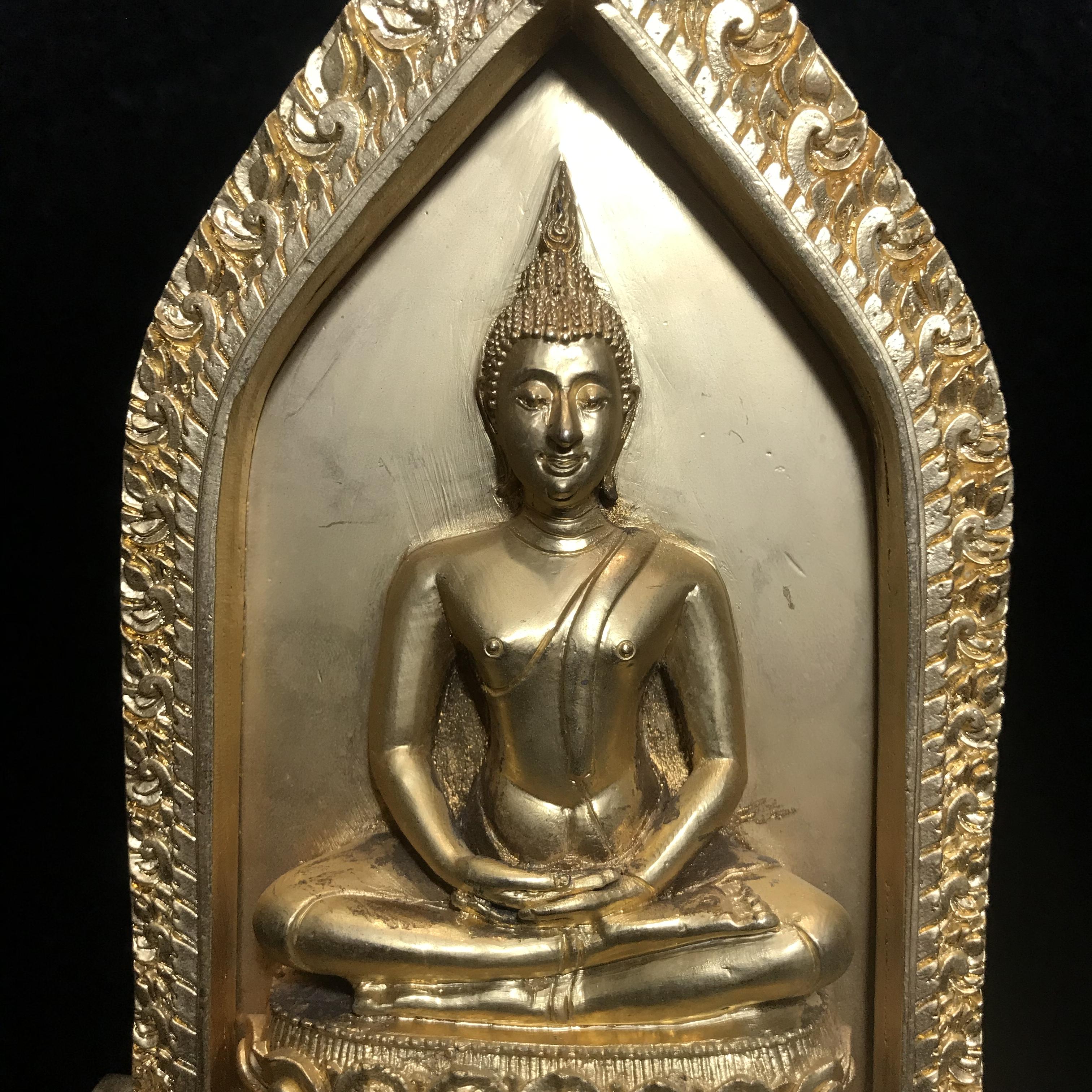 พระบูชาสมเด็จศิริราชร้อยปี(พระคะแนน) หลัง ภปร. ปี2531 ในหลวงรัชกาลที่9พระราชทานผงจิตรลดา(พระดี พิธีใหญ่ ปีลึก เจตนาบริสุทธิ์ สุดยอดมวลสาร)(องค์กรรมการ กะไหล่ทอง หายาก)