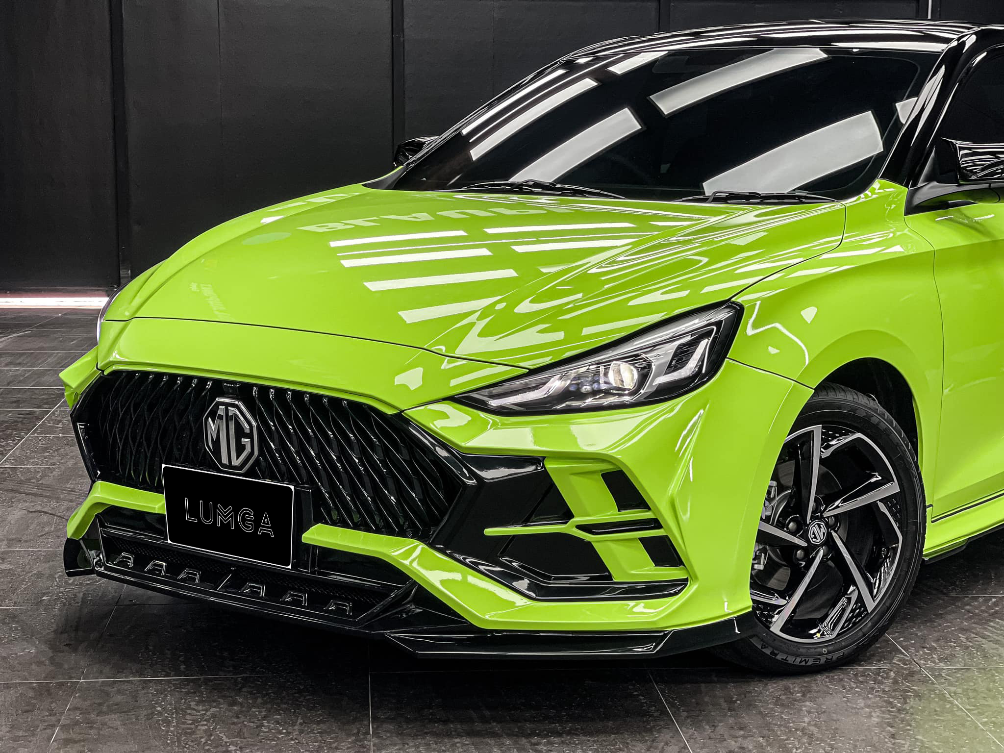 ชุดแต่งสเกิร์ตรอบคัน MG5 2022 Lumga bodykits (ลัมกา)