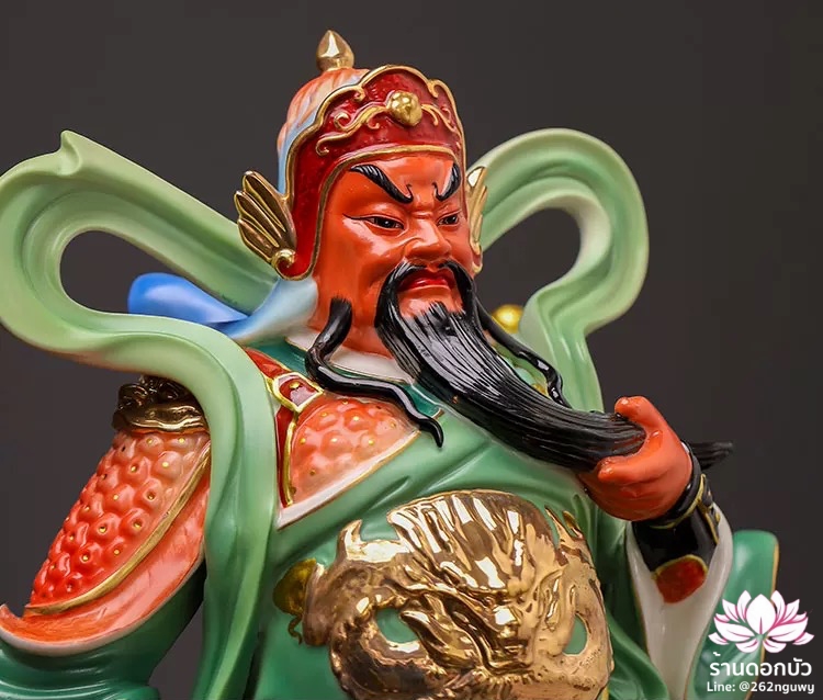 เทพเจ้ากวนอู และพระเวทโพธิสัตว์ (อุ่ยท้อผ่อสัก) ขนาด 12/16 นิ้ว