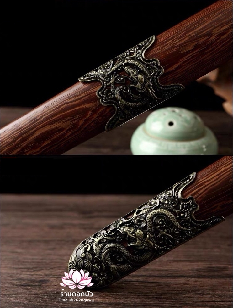 กระบี่ ดาบ อาวุธเทพเจ้าจีน ลายมังกร สัตว์มงคลแสดงถึงความยิ่งใหญ่
