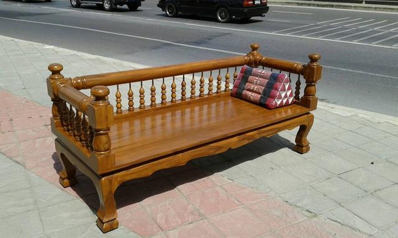 โซฟาเเหย่งสุริโยทัย ขนาด 77x200 ซม.