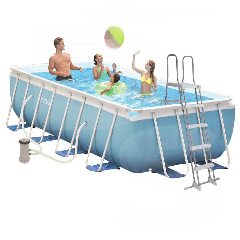Intex 26792 สระน้ำ 16 ฟุต ( 4.88 x 2.44 x 1.07 เมตร) + เครื่องกรองระบบไส้กรอง
