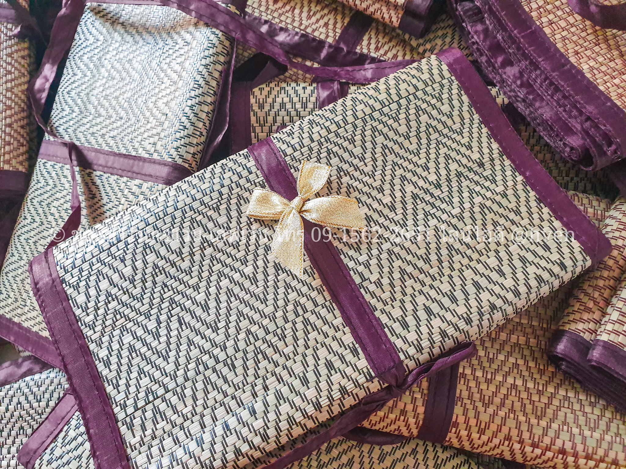 ของชำร่วยงานศพ เสื่อกกแท้ OTOP