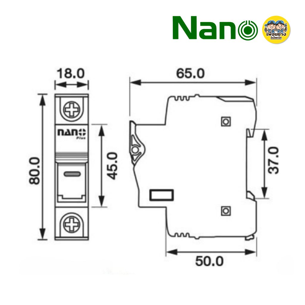 **ฐานฟิวส์ 10x38** NANO ฐานฟิวส์ DC 1P 1000V สำหรับโซล่าร์เซลล์ ไม่รวมลูกฟิวส์ กล่องฟิวส์ กล่องใส่ฟิวส์