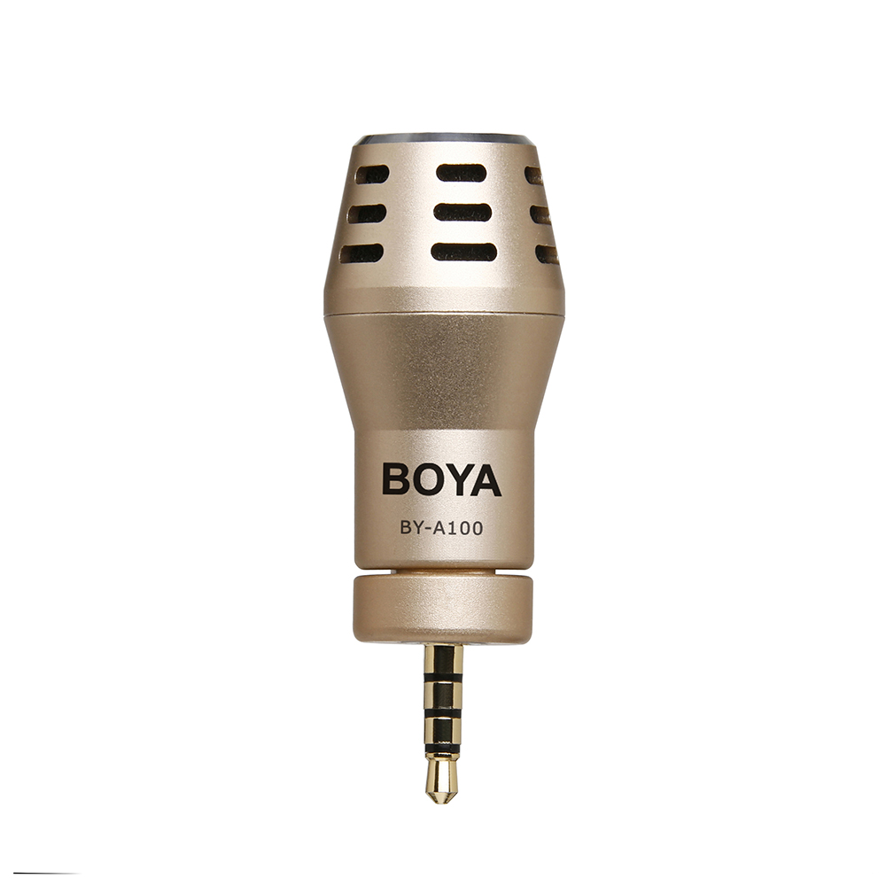 ไมค์โครโฟน ไมค์อัดเสียง Boya Iphone Ipad BY-A100