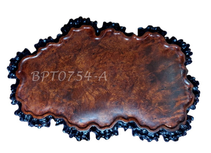 ฐานไม้ปุ่ม ขนาดเล็ก ชิ้นตามรูป-BPT0754-