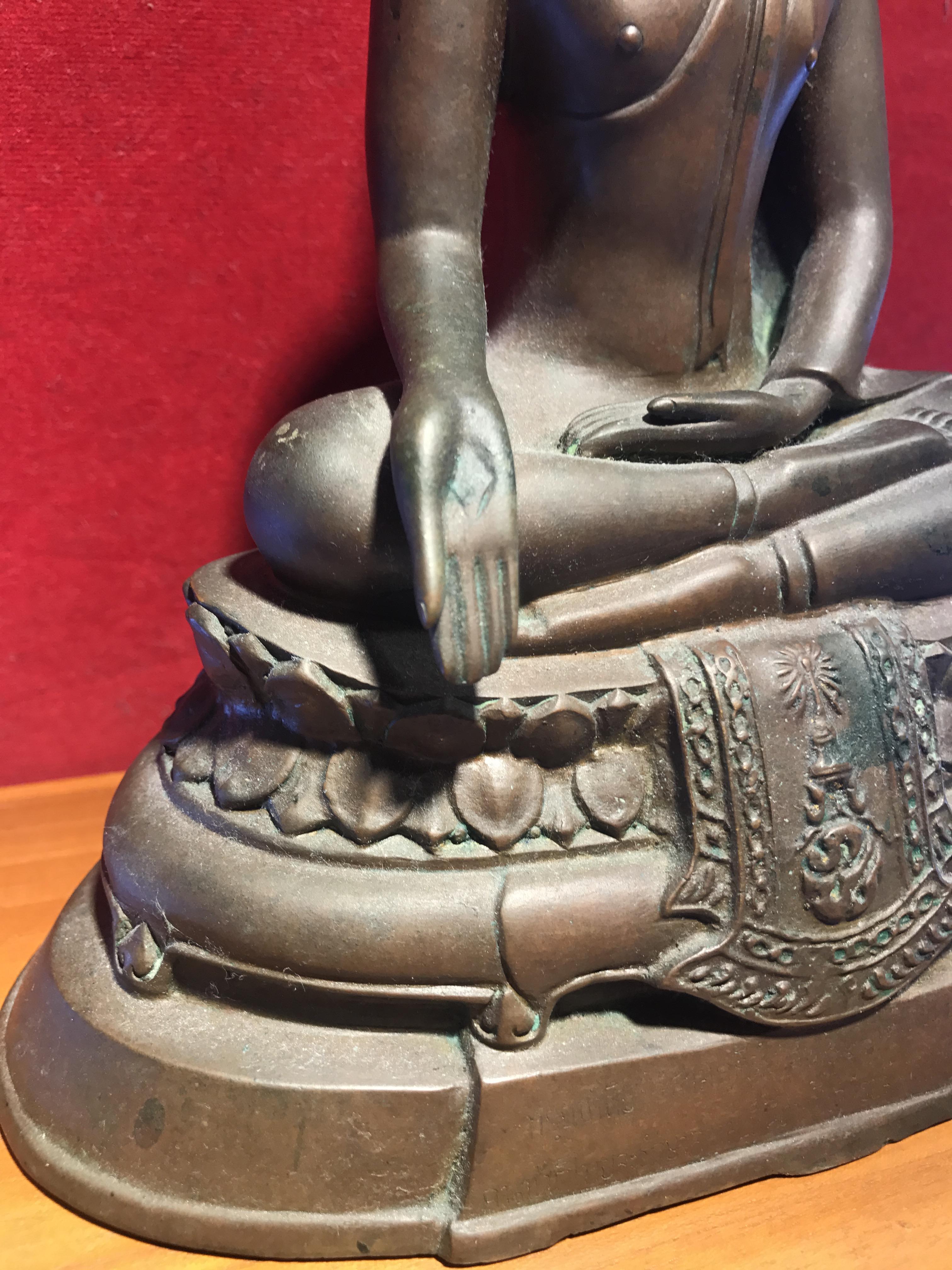 พระพุทธรูปบูชา ภปร วัดบวรนิเวศวิหาร ปี2508 บล็อกสามขา หน้าตัก5นิ้ว(ที่สุดของพระบูชา ภปร วัดบวร)