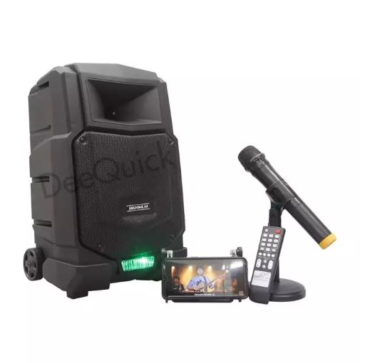 soundmilan ตู้ลำโพง บลูทูธ พกพา 8นิ้ว ML- Q12