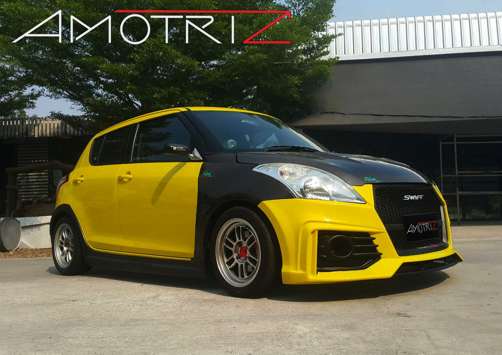 Suzuki Swift R8 2017 bodykits by Amotriz