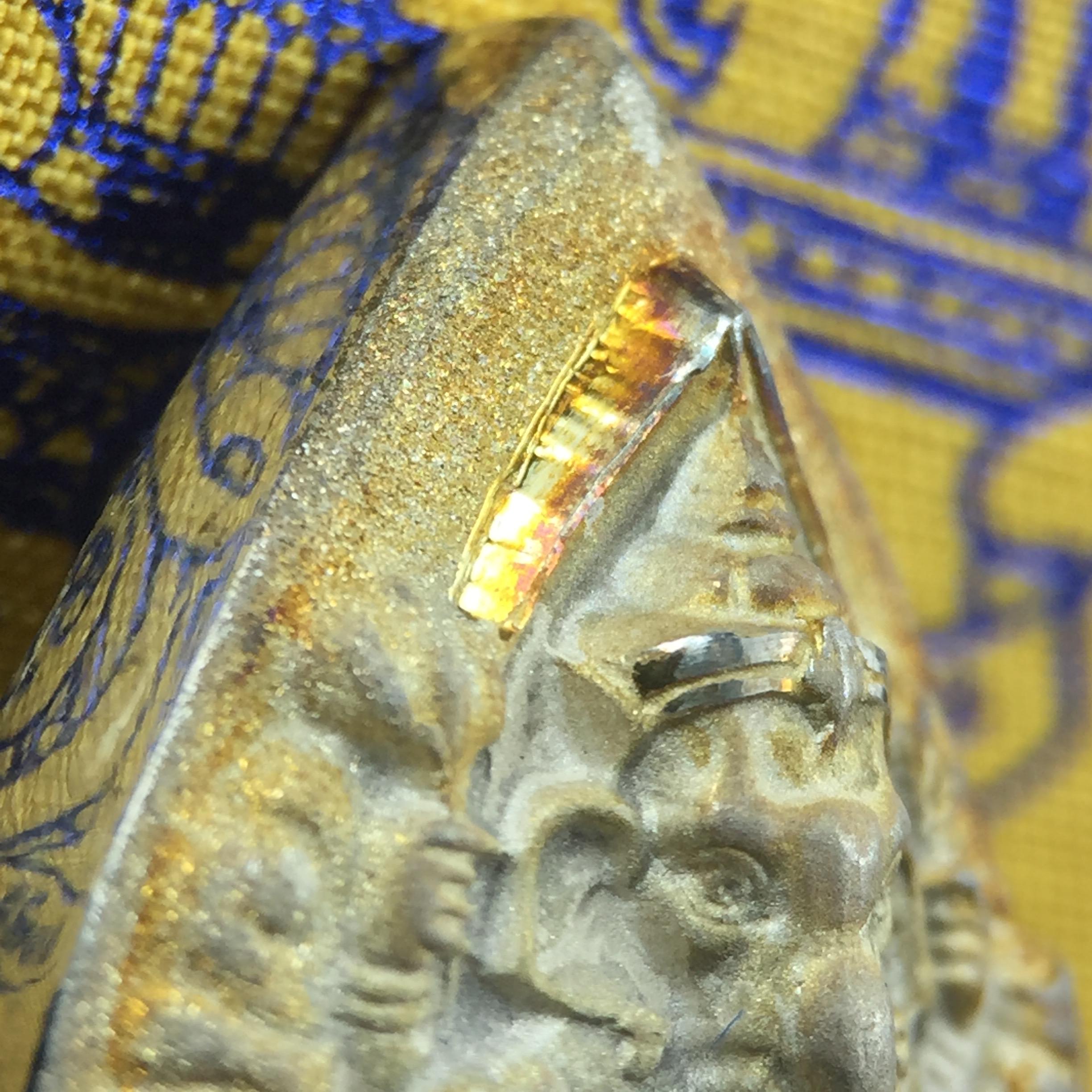 เหรียญพระพิฆเนศวร ญสส. ชุดกาญจนาภิเษกครองราชย์ 50 ปี พุทธศักราช 2538 พิมพ์ใหญ่(2.9 ซม.) เนื้อเงินผิวเดิมขึ้นสีรุ้งงดงามธรรมชาติสร้างสรรค์ สภาพสวยเดิมพร้อมกล่องบรรจุเดิม ตอกโค๊ดหมายเลขกำกับ(1ใน 5539องค์)