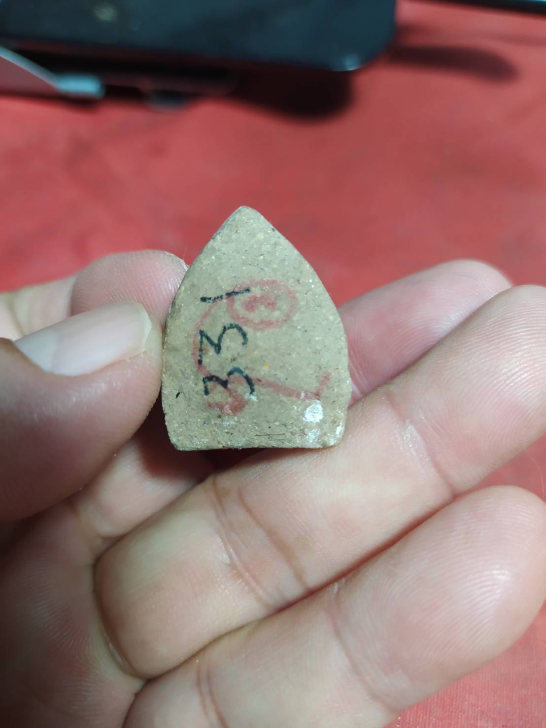 พระผงว่านผสมเกศา หลวงปู่เจ บุญมา วัดป่าวิเวกธรรม