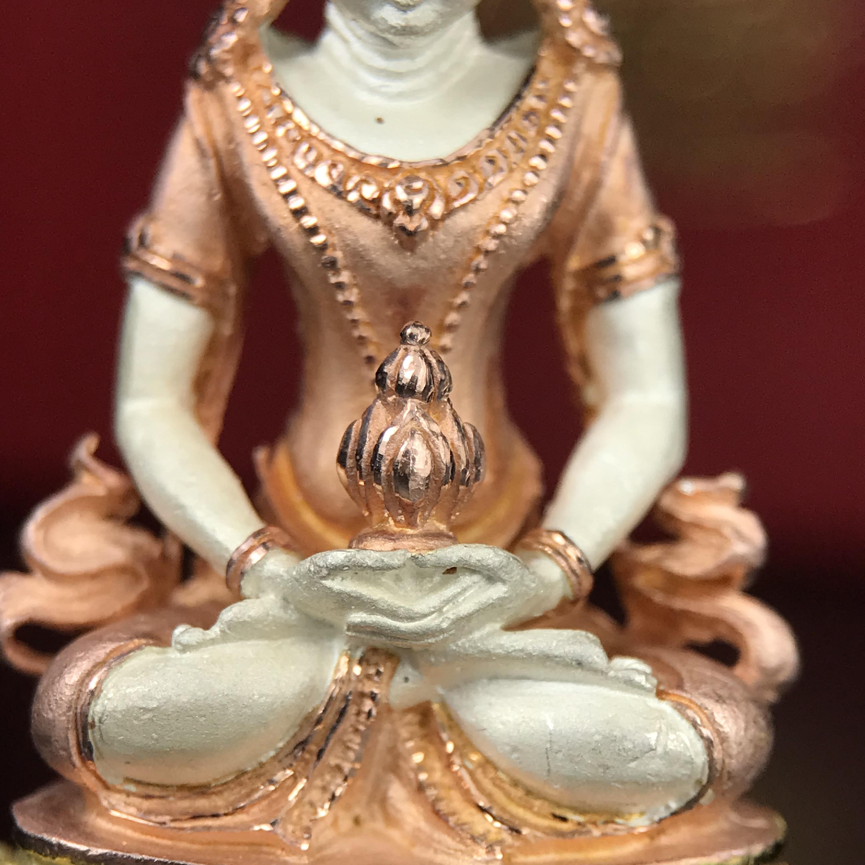 พระกริ่งอวโลกิเตศวร ( เจ้าแม่กวนอิม ) วัดโพธิ์แมนคุณาราม รุ่นอุดมโภคทรัพย์ พ.ศ.2539 เนื้อเงิน 3 กษัตริย์ ผิวสวยเดิมพร้อมกล่องบรรจุเดิม (อีกหนึ่งรุ่นยอดนิยม พุทธศิลป์สวยงดงาม)