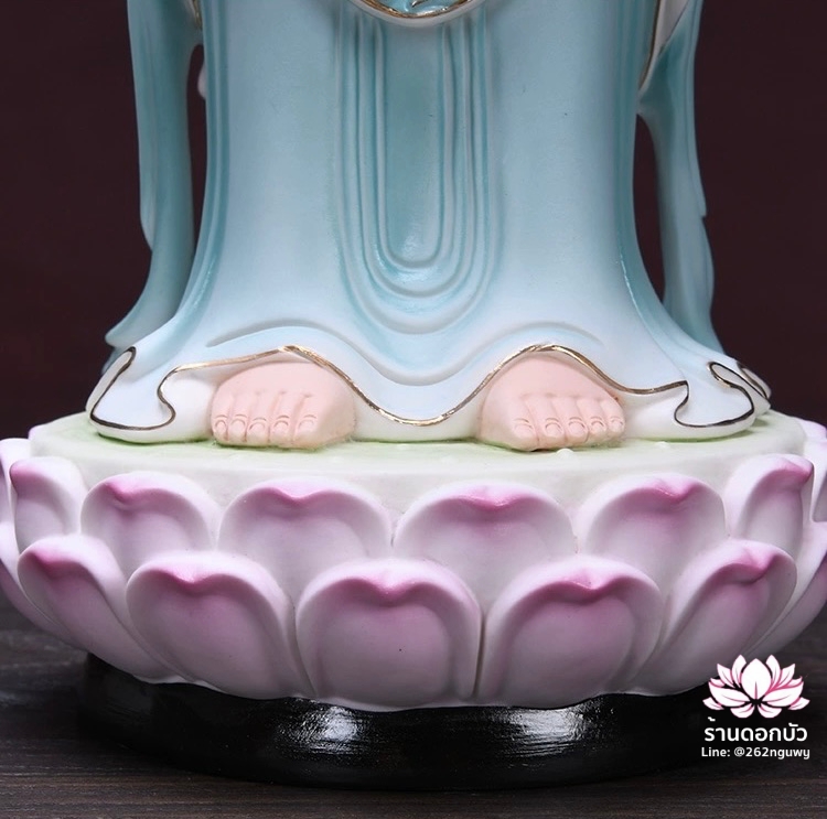 พระโพธิสัตว์กวนอิมแห่งเขาผู่ถัว พระแม่กวนอิมแห่งทะเลใต้ หนานไห่กวนอิม ขนาด 16 นิ้ว