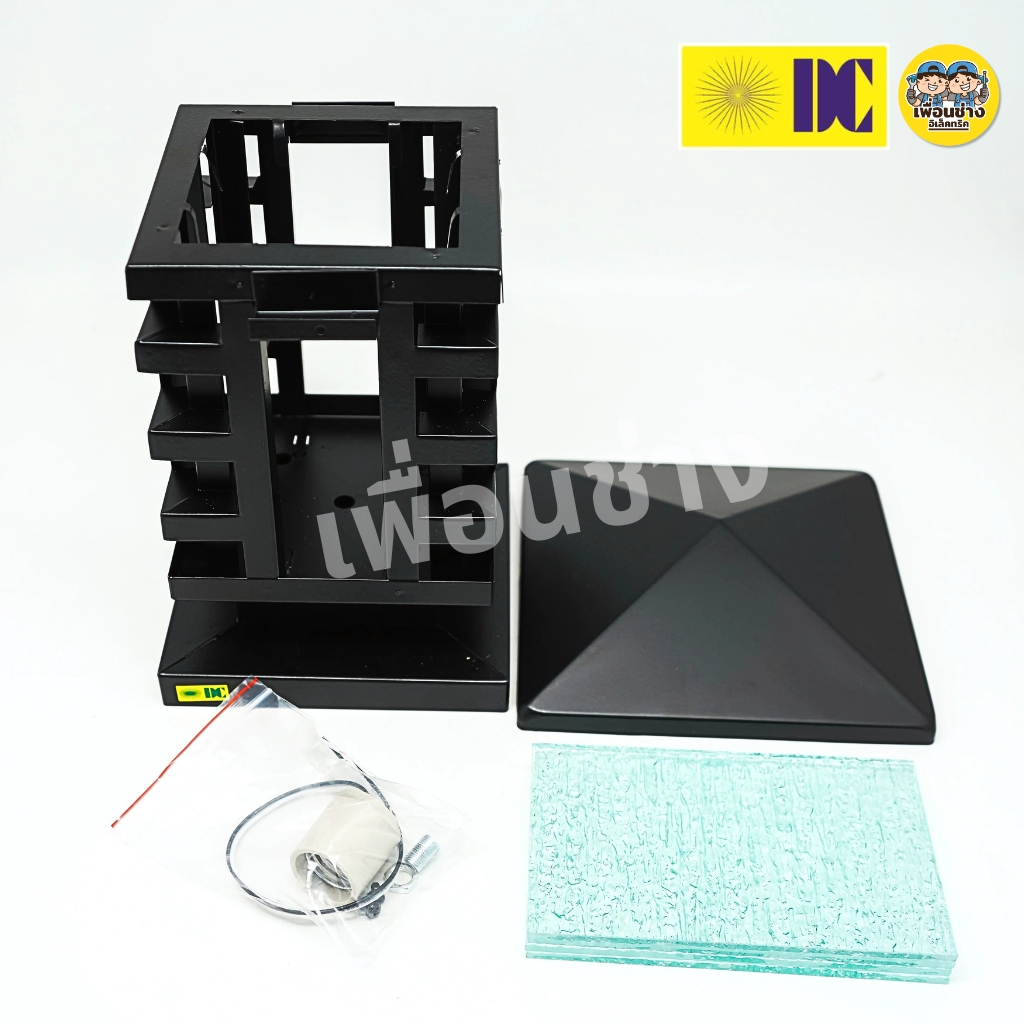 ยี่ห้อ DC รุ่น DCO-8910-200BK โคมไฟหัวเสา โคมไฟภายนอก กันน้ำIP55 โคมไฟหัวเสาภายนอก