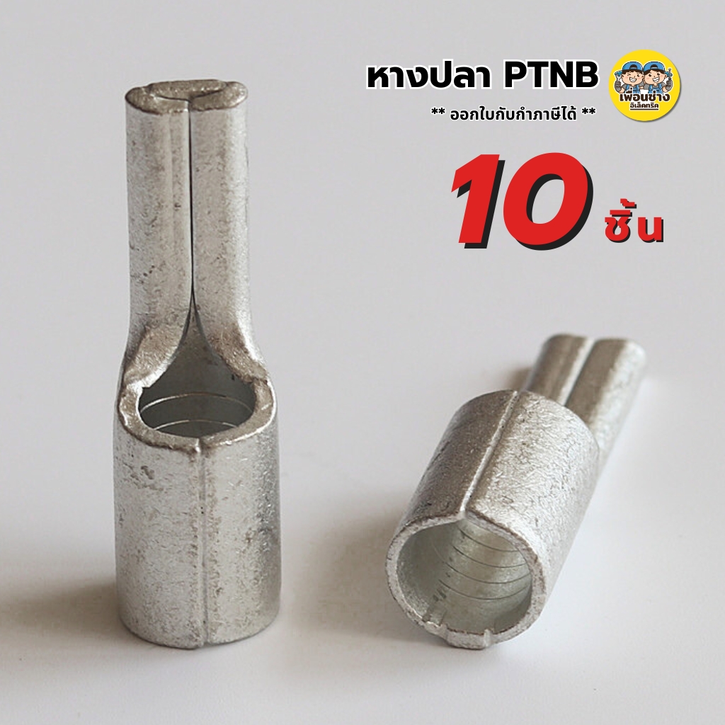 **ราคาต่อ 10 ชิ้น** หางปลาเข็มแบน เปลือย PTNB 10-12 16-13 25-15 35-20 50-20 แบบหนา หางปลา