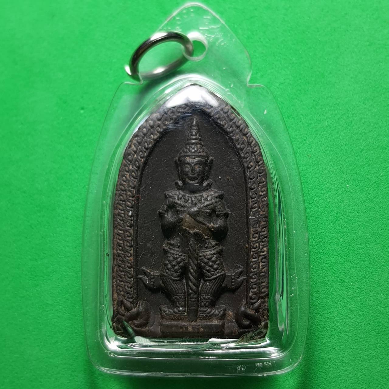 พระเครื่อง ท้าวเวสสุวรรณ เลี่ยมกรอบ สีดำ รุ่น แก้ปีชง รวยไม่จบ จนไม่เป็น ภัยไม่มี ท้าวเวสสุวัณ จี้ท้าวเวสสุวรรณ ท้าวเวสสุวรรณ