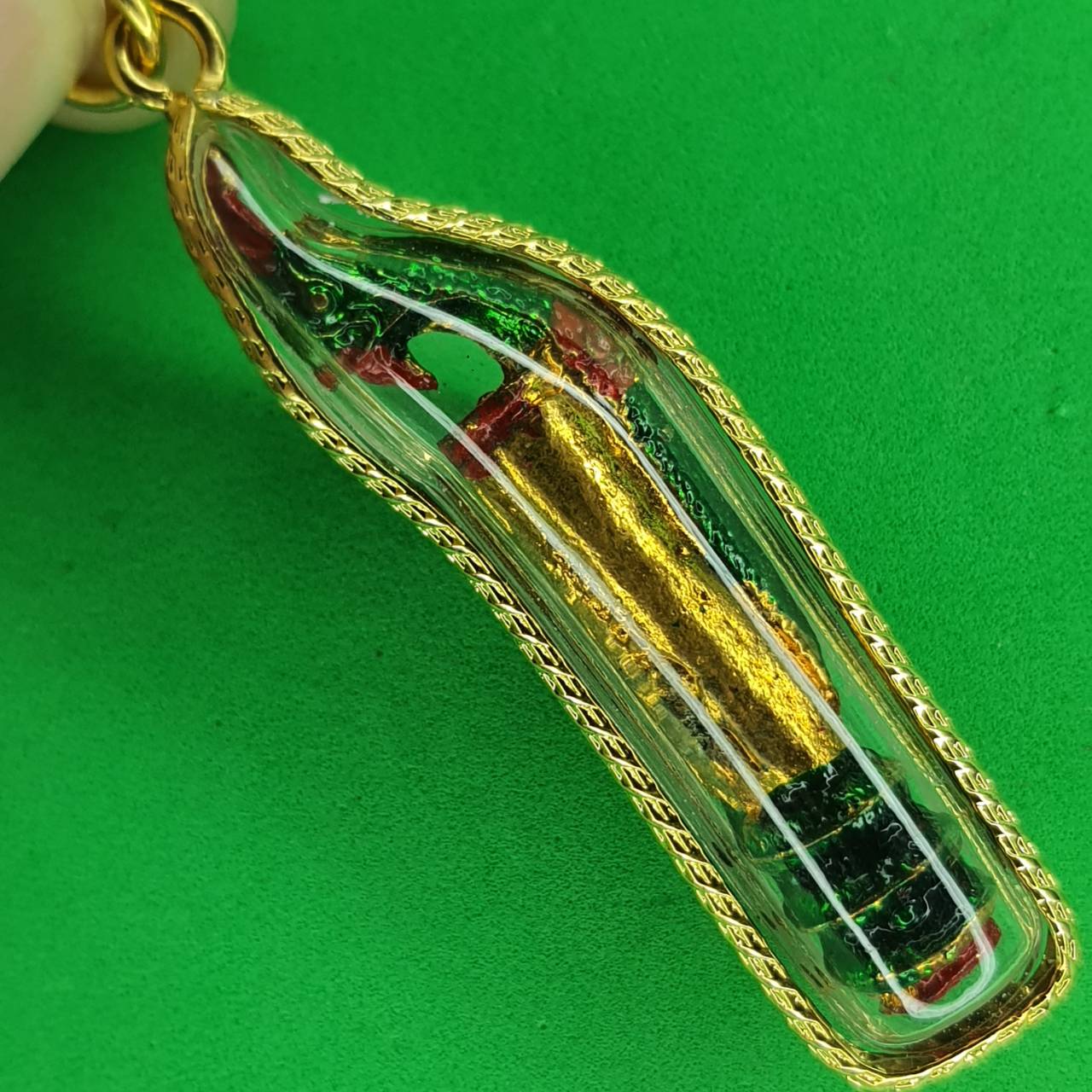 ของป้องกัน จี้พญานาค กรอบไมคอน 1เศียร จี้พญานาคแท้ จี้พญานาคห้อยคอ จี้พญานาคราช