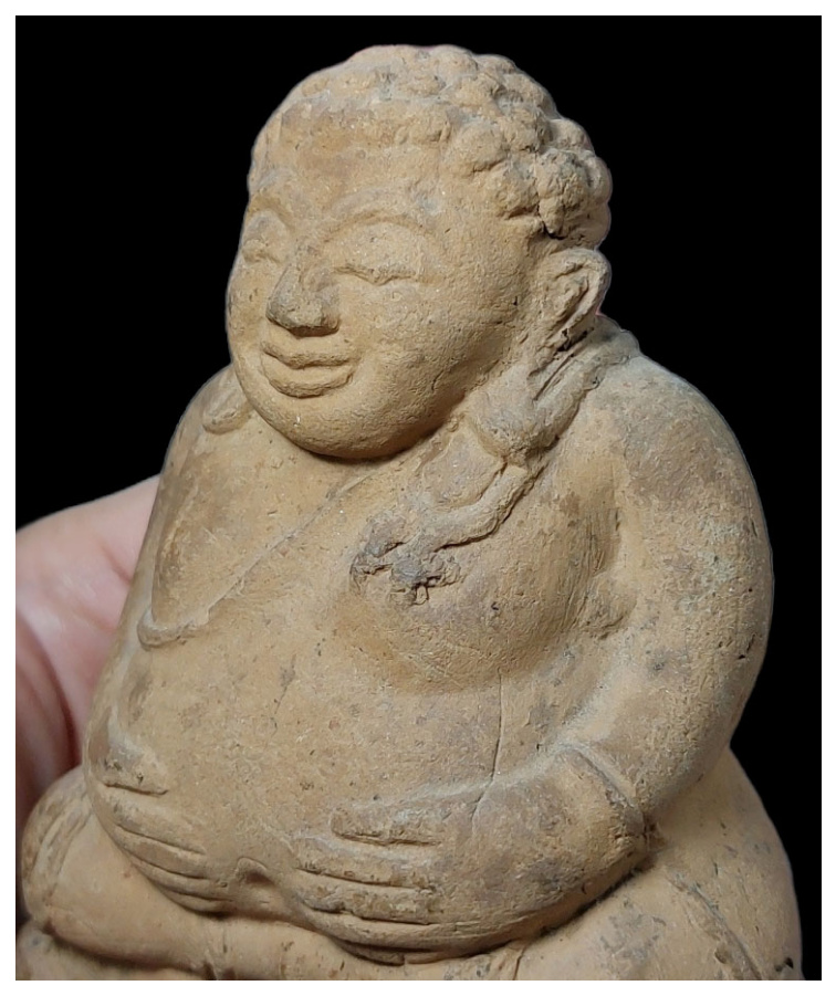 พระสังกัจจายน์เก่า อยุธยาปลายๆ-BPT2656-