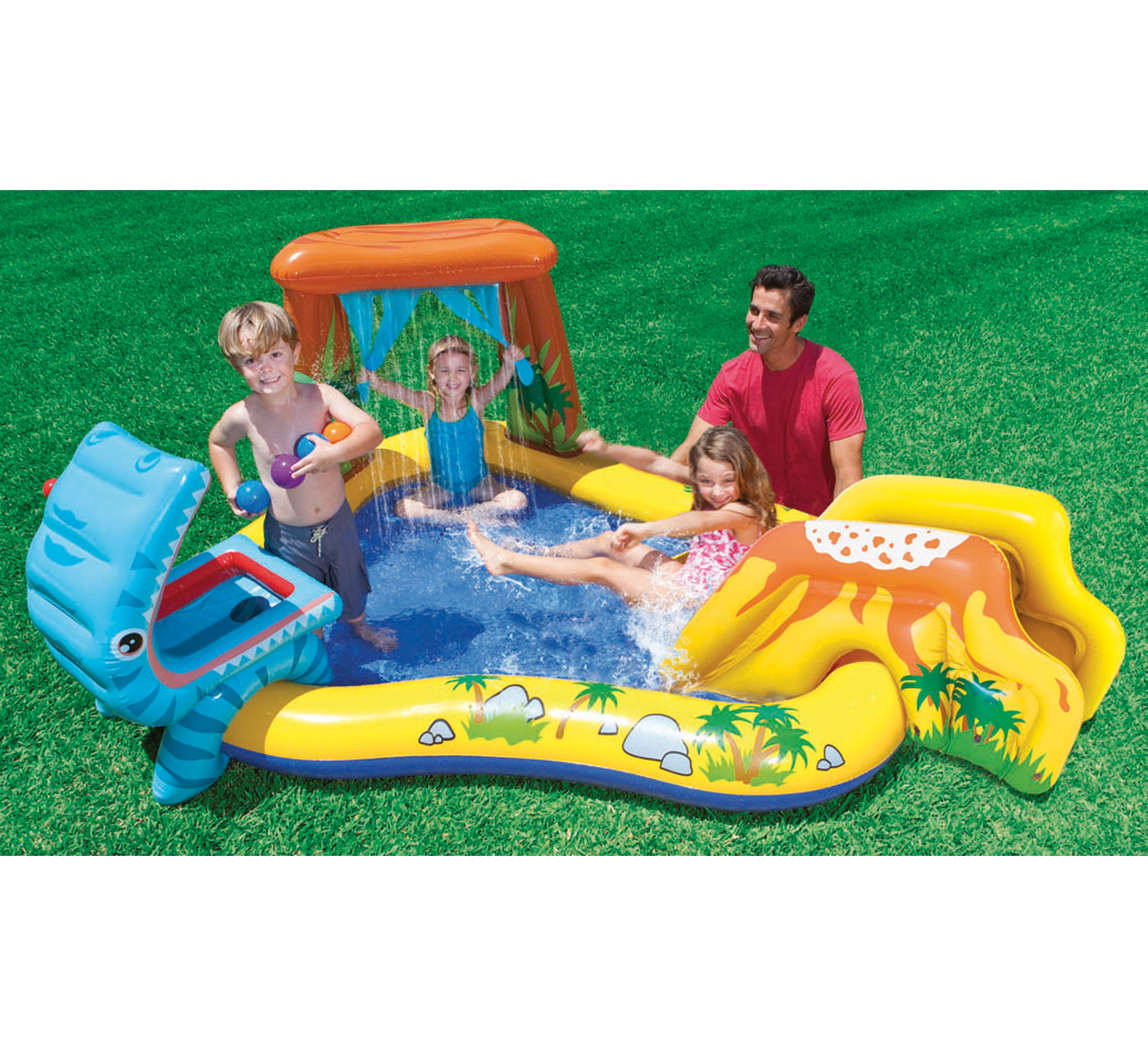 Intex Dinosaur Play Center สระน้ำไดโนเสาร์ 57444ฟรีสูบไฟฟ้า