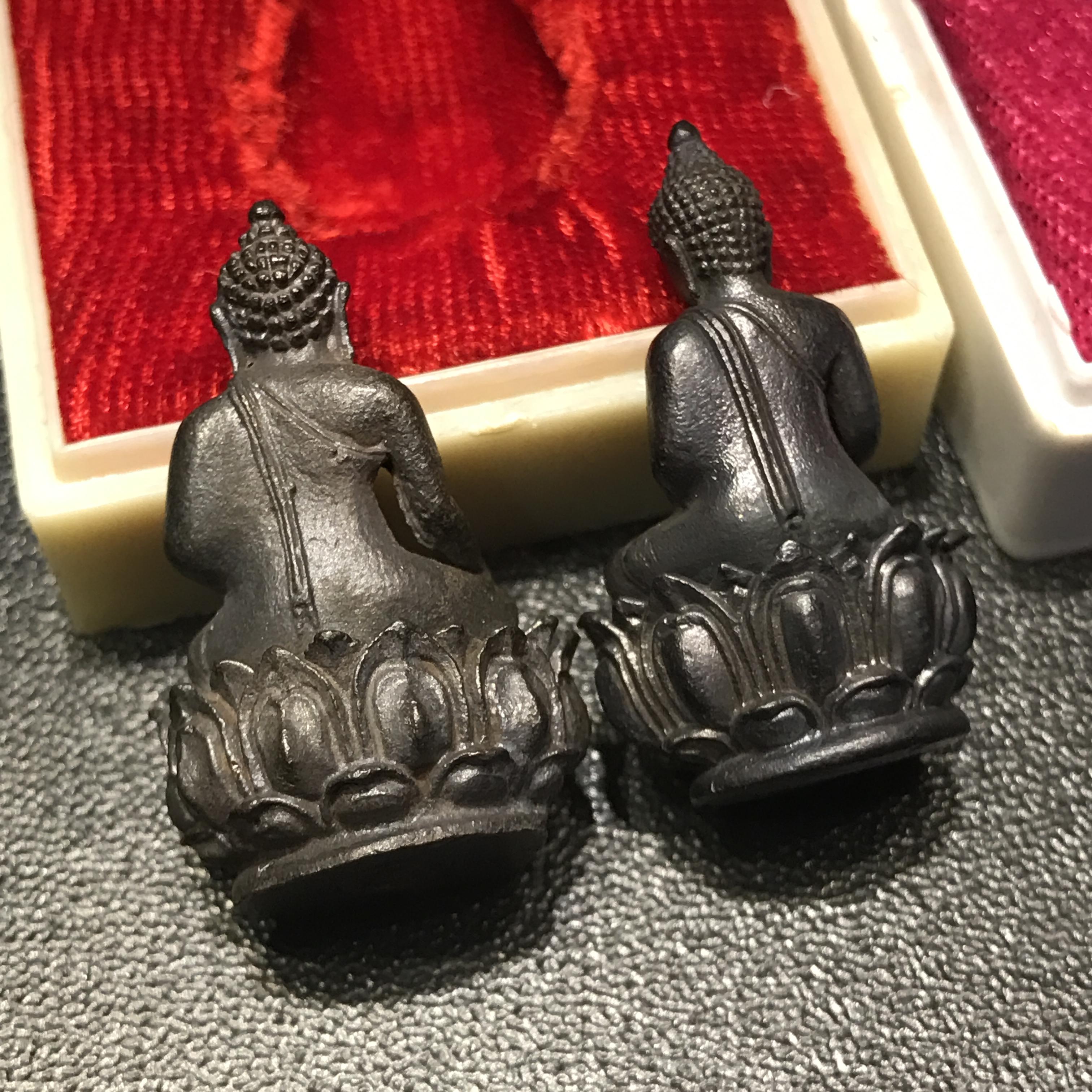 พระกริ่งบุพพาภิมงคล+พระชัยวัฒน์บุพพาภิมงคล ภปร.วัดบุพพาราม ปี2519 เนื้อนวะโลหะ(***พระดีที่พ่อสร้างและพระราชทานนาม***)