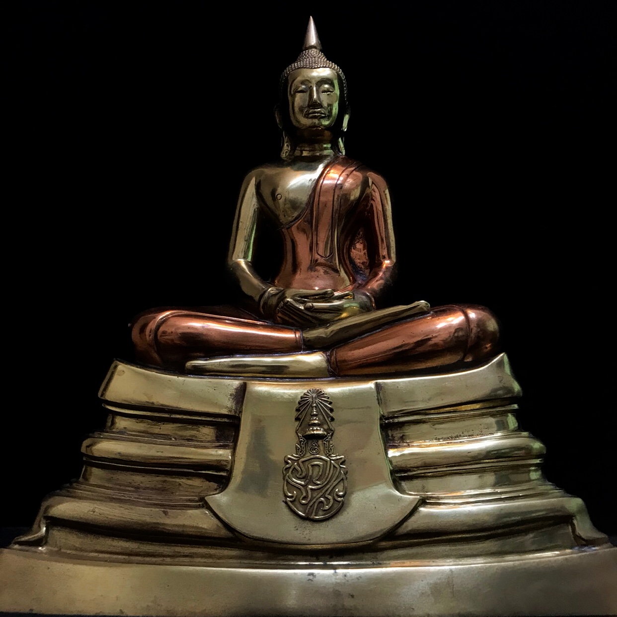 พระบูชาพระพุทธโสธร ภปร. รุ่นย้อนยุค ปี2539 หน้าตัก9นิ้ว สามกษัตริย์