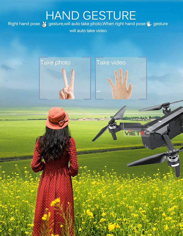 โดรน SJ F11 GPS 1080P 5G Wifi FPV ปรับกล้องได้ มีเรียกกลับ ล๊อคตำแหน่ง บินตามตัว ออฟชั่นดีที่สุด