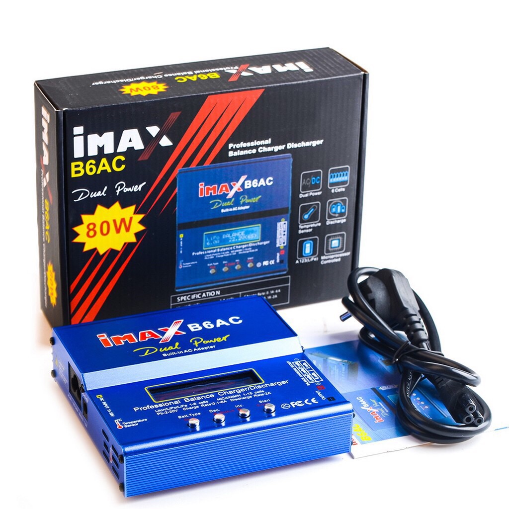 เครื่องชาร์จแบตเตอรี่ IMAX รุ่น B6 (รุ่นใหม่ 80W)