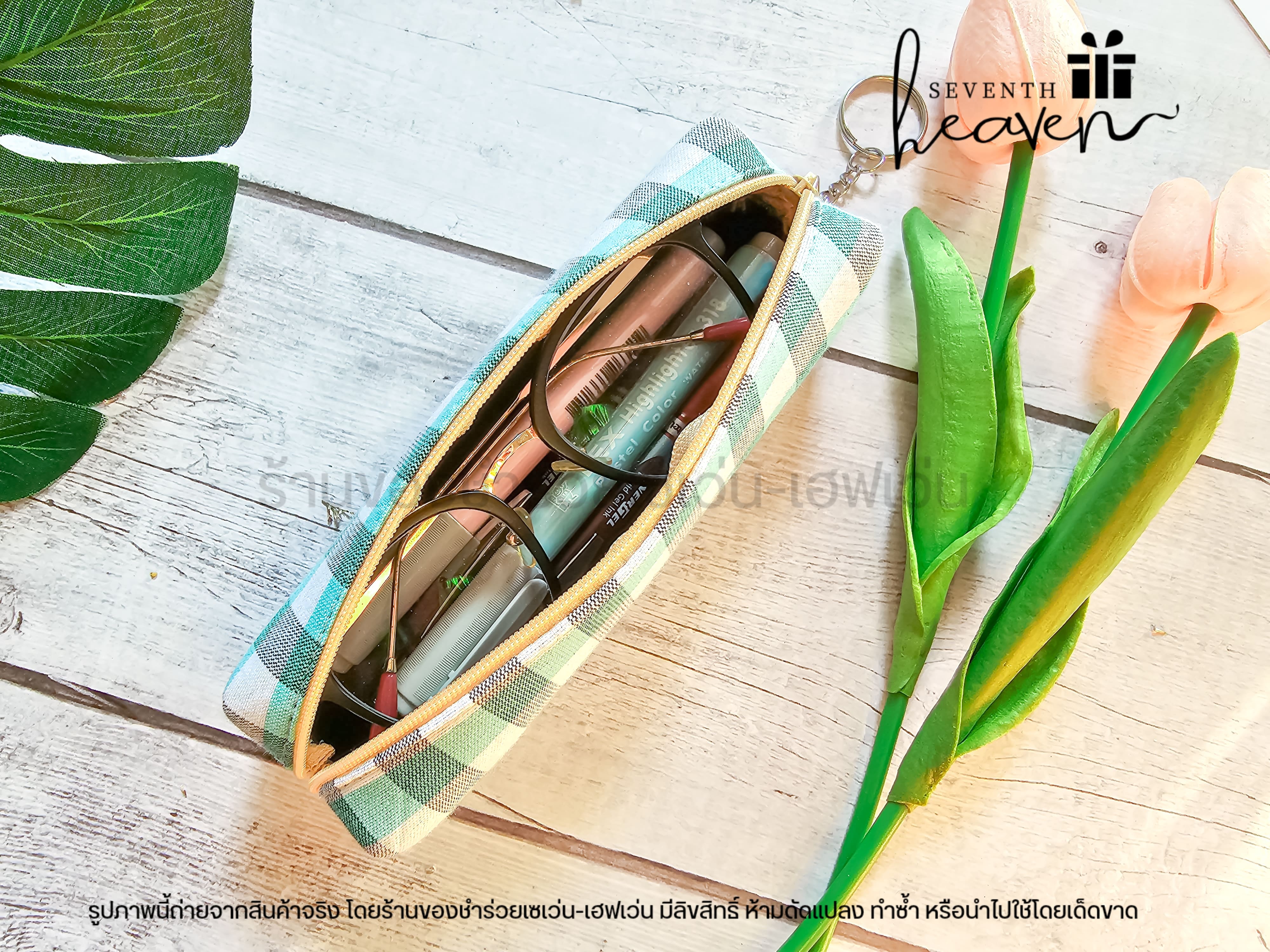 ของชำร่วยงานศพ กระเป๋าผ้าขาวม้าแท้ บุฟองน้ำแข็งอยู่ทรง