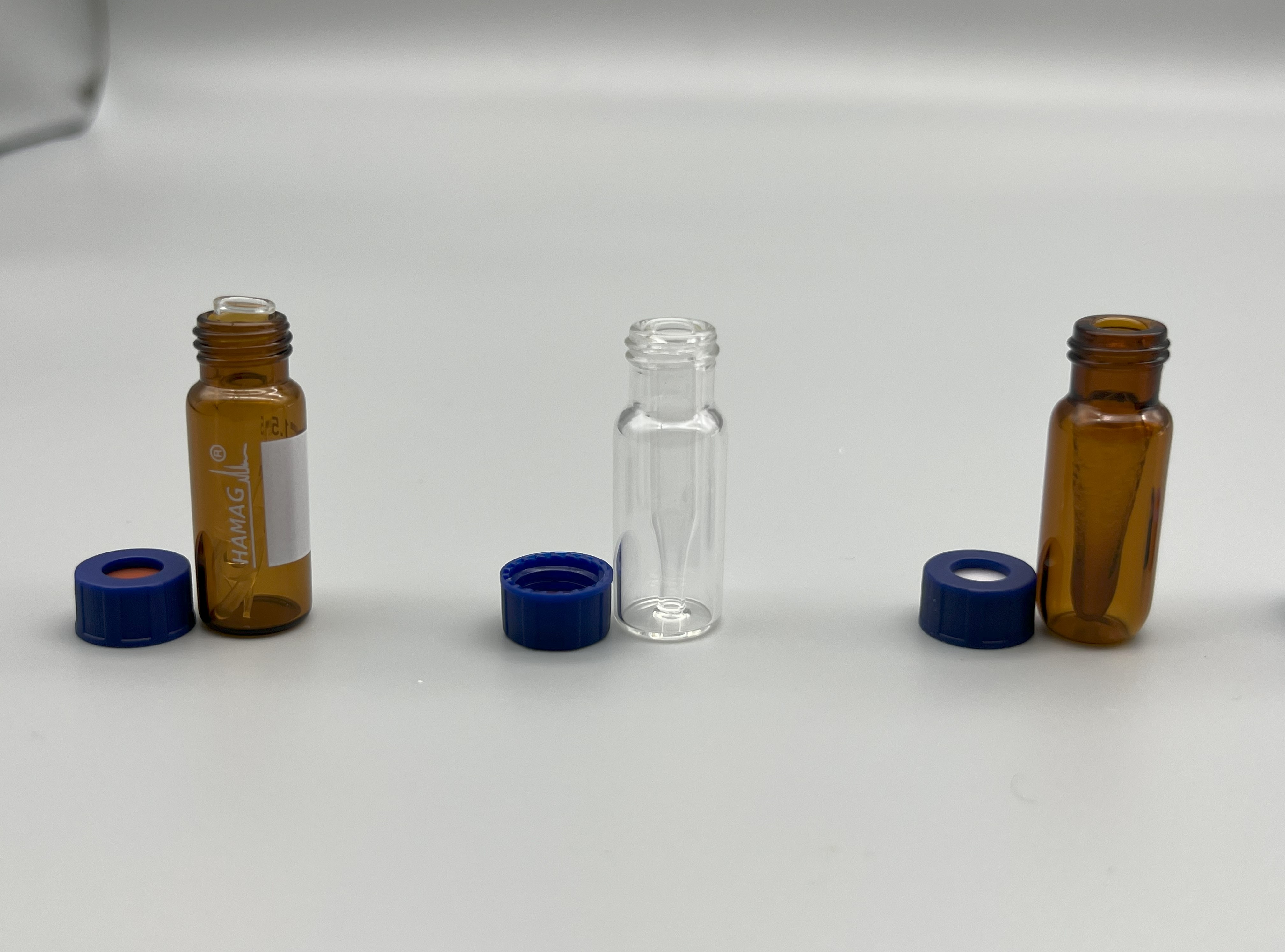 ขวด Vial Glass ขวดแก้ว Autosample สำหรับเครื่อง HPLC