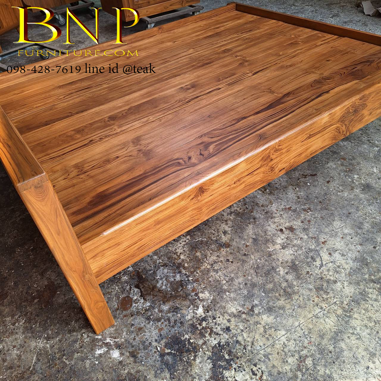 เตียงนอนโมเดิร์น 5 ฟุต รุ่น โฮย่า