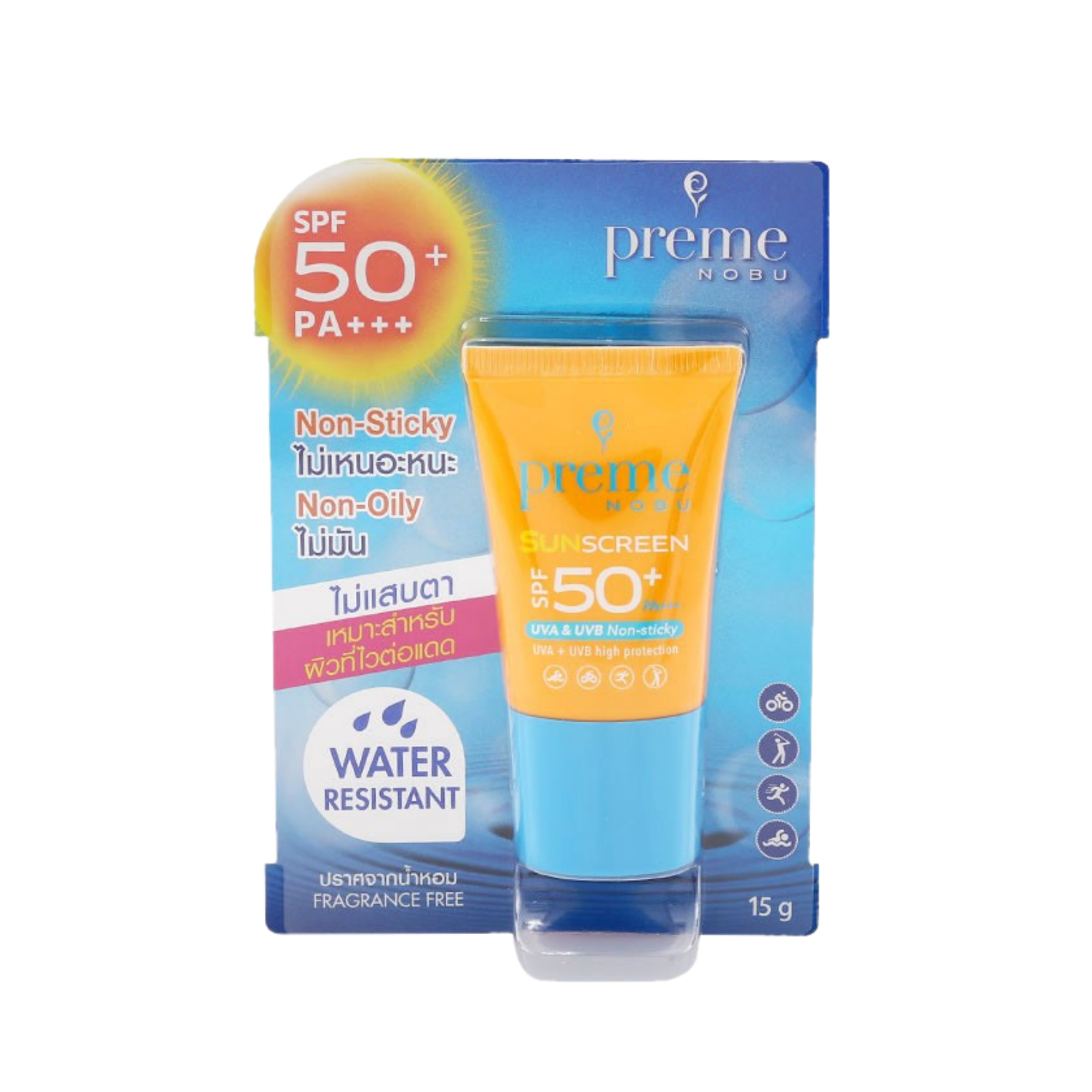 Preme Nobu Sunscreen SPF 50+ PA+++ 30 g.
