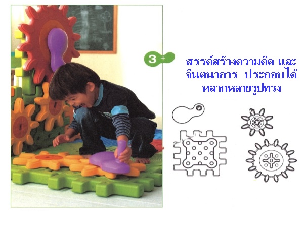 ชุดบล็อคต่อฟันเฟืองสร้างสรรค์ไอคิว
