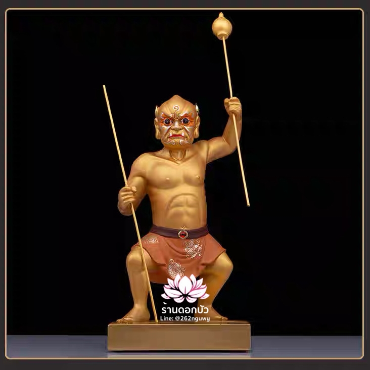 โหงวกุ้ย อู่กุ้ย อู่กุ้ยเจียงจิน หรือ ขุนพลห้าผี เทพบริวารสายนรก ขนาด 12/16 นิ้ว