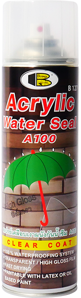 สเปรย์เคลือบเงากันน้ำซึม ชนิดสเปรย์ใช้งานสะดวก ป้องกันน้ำซึม 100%