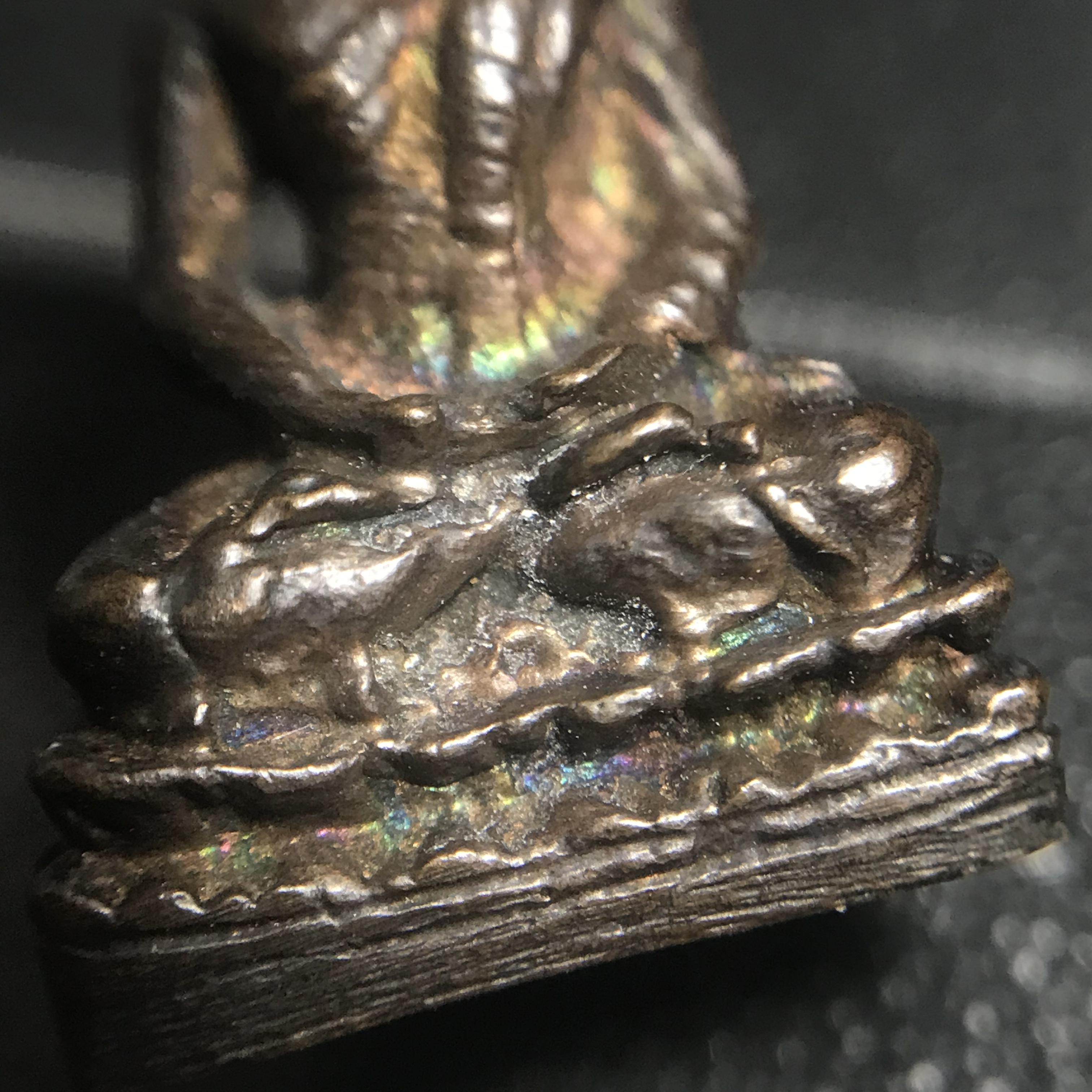 พระกริ่ง-พระชัยวัฒน์นิรันตราย สมโภชครบ108ปี วัดราชประดิษฐ์ ปี2515(ในหลวง ร.9 เสด็จเททอง)(1ใน999 องค์)