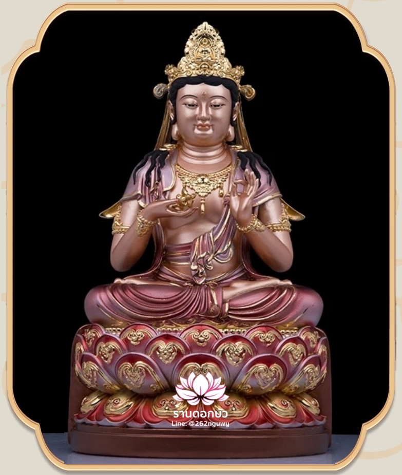 อัษฏมหาโพธิสัตว์ พระโพธิสัตว์แปดพระองค์ งานเรซิ่นคุณภาพสูง ขนาด 16 นิ้ว