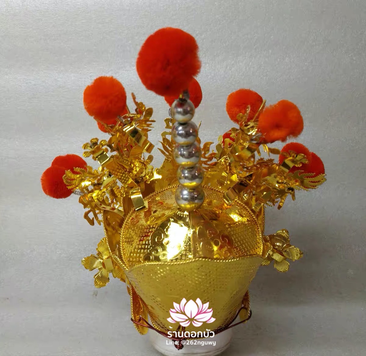 หมวกองค์พระเฉ่งจุ้ยจ้อซู หมวกพระจ้อซูกง หมวกพระโจวซือกง หมวกองค์พระกษิติครรภโพธิสัตว์ หมวกตี่จั่งอ๊วงผ่อสัก