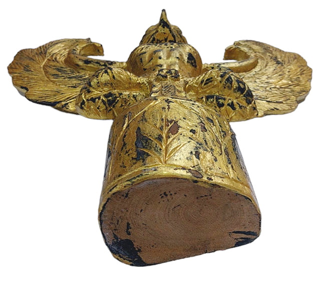 ครุฑไม้สัก ทำสี สูง 38cm