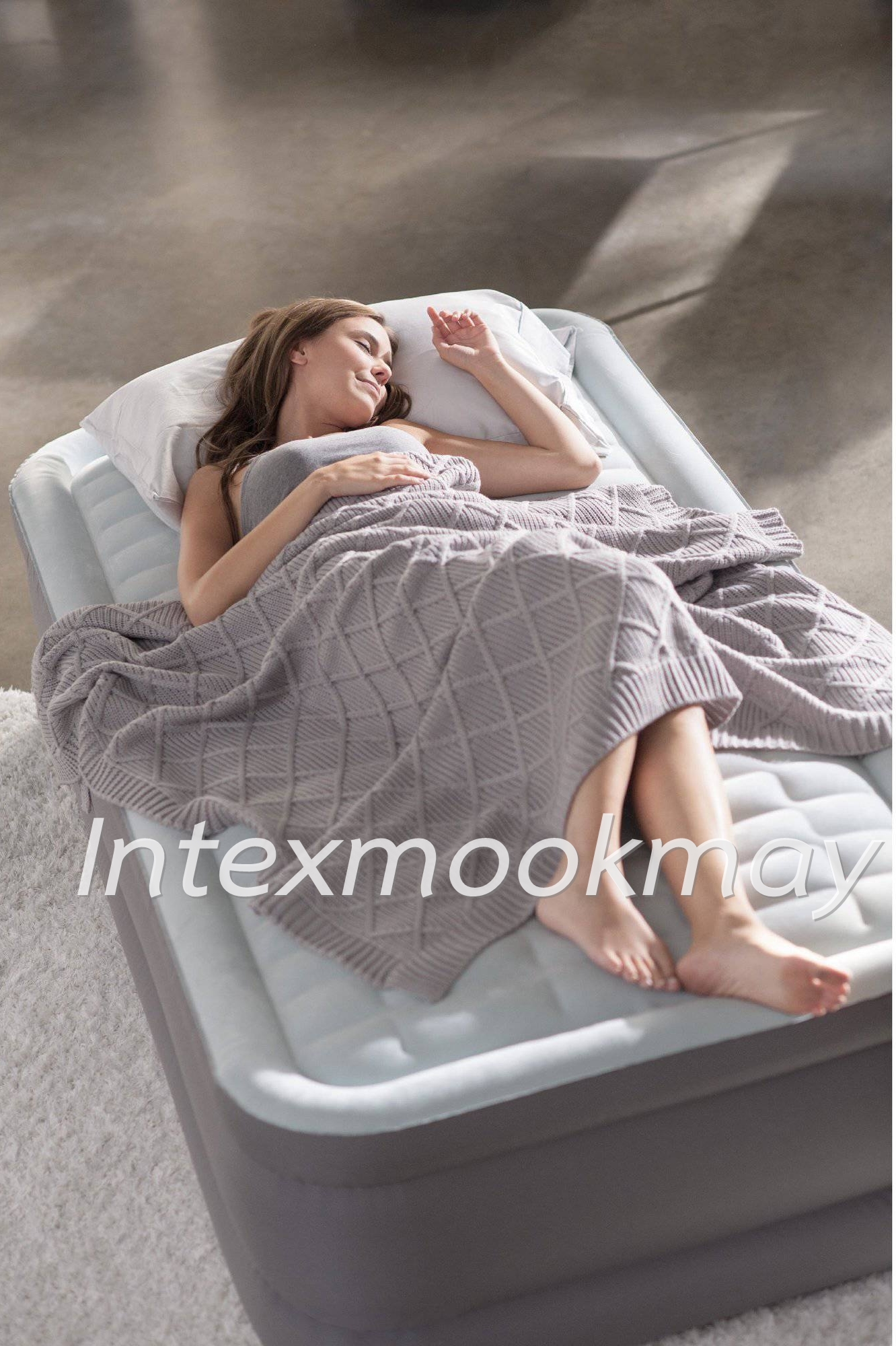 Intex 64902 PremAire TwinSize ขนาด 3.5 ฟุต ปั๊มลมในตัว