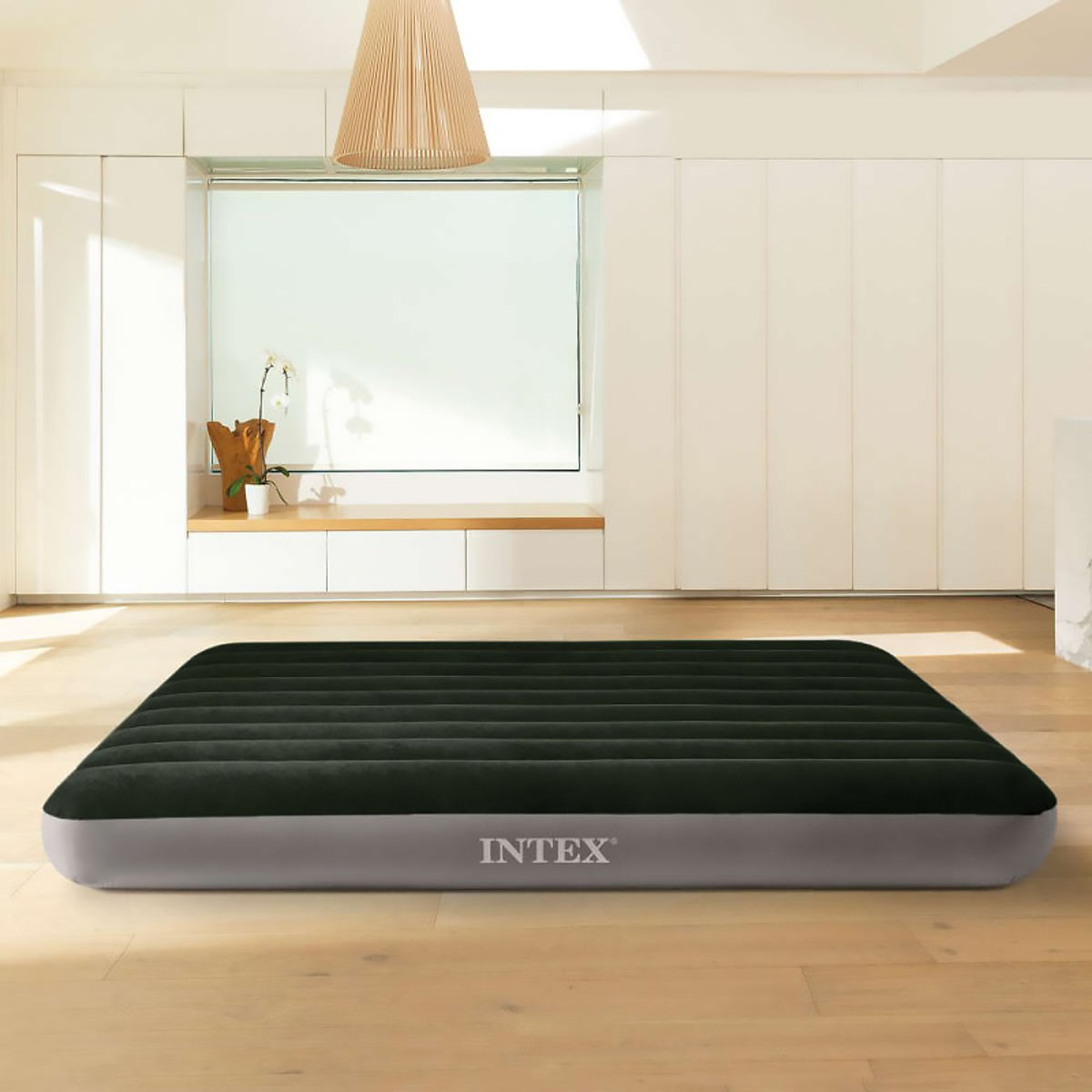 Intex 64109 Dura Beam,เตียงลม สำหรับตั้งแคมป์ที่นอนเป่าลม ขนาด5 ฟุต