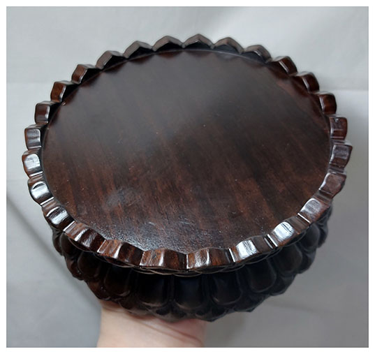 กี๋ ฐานบัว ฐานพระ สไตล์จีน ทรงกลม ท๊อป14.5cm