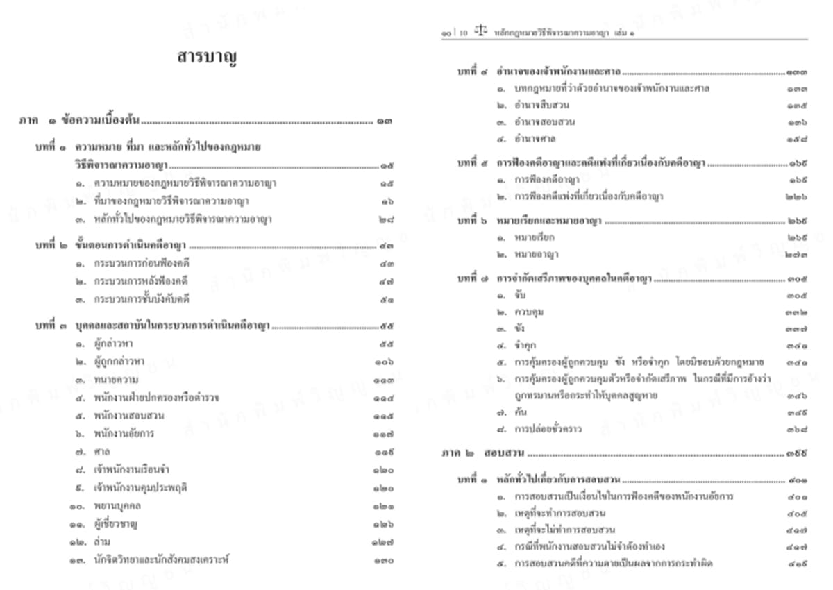 (แถมปกใส) หลักกฎหมายวิธีพิจารณาความอาญา เล่ม 1 พิมพ์ครั้งที่ 16 ณรงค์ ใจหาญ TBK0900 sheetandbook