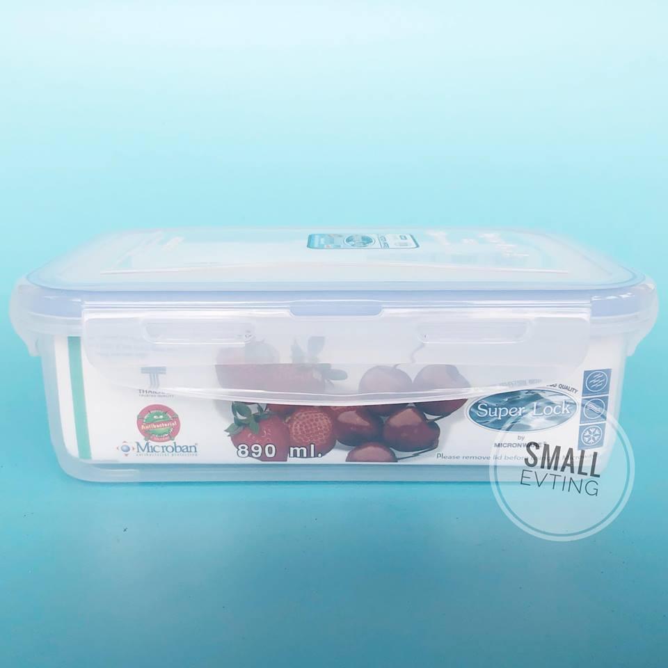 Small Evting ชุดกล่องถนอมอาหาร Super Lock 3 ใบ No.6113/6114/6115 กล่องอาหาร กล่องใส่ข้าว